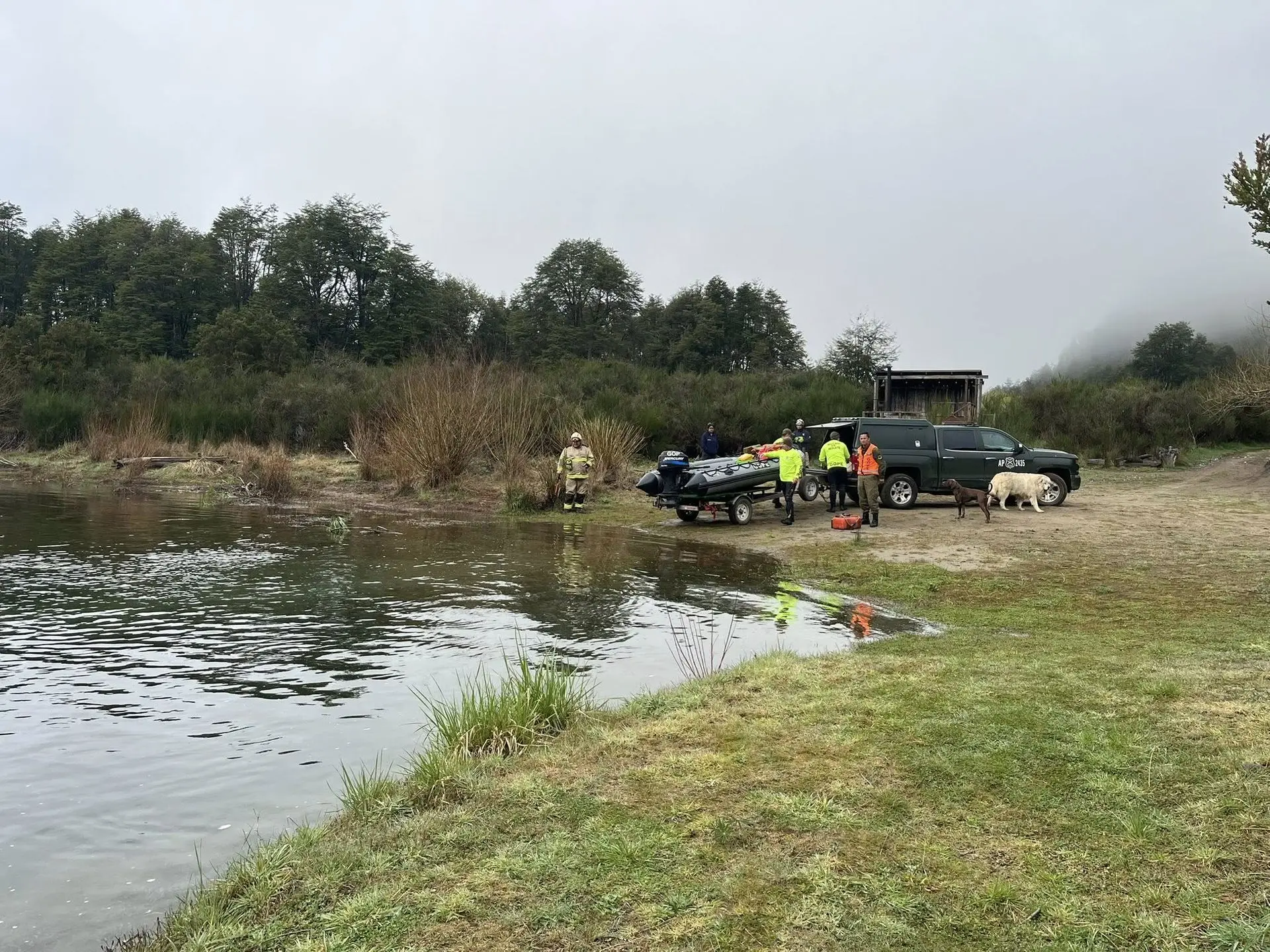 masivo operativo de búsqueda en la comuna de la Provincia de Palena