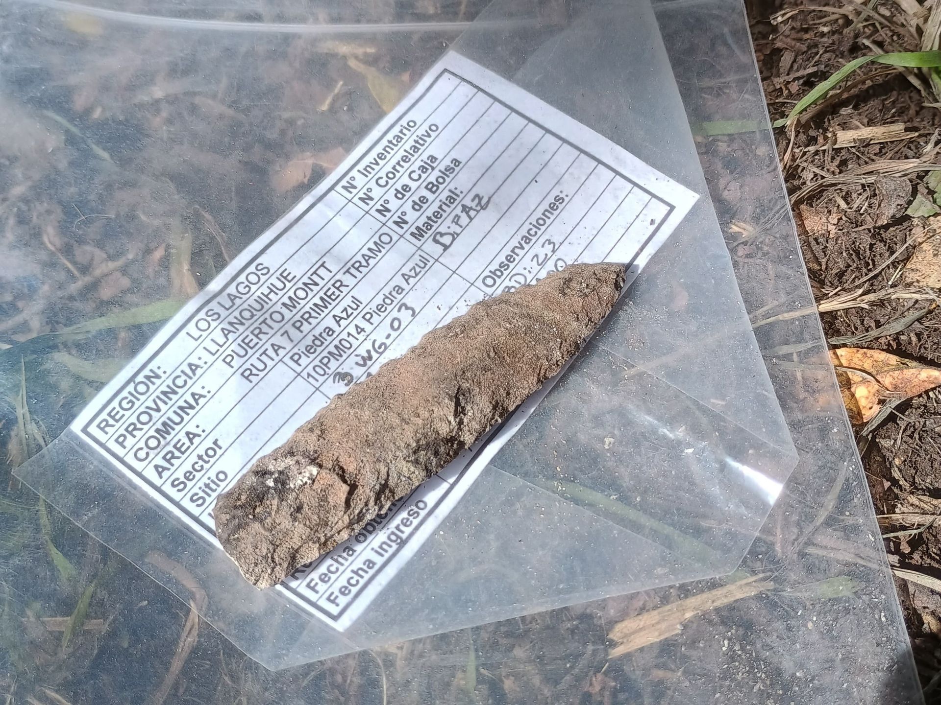 Excavación en Piedra Azul